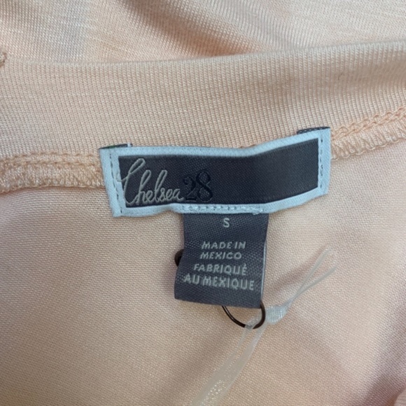 Chelsea28 Ruffle Sleeve Tee Peach - Picture 6 of 6